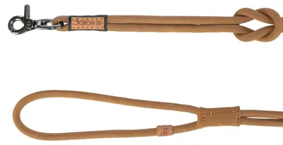 Produktbild von Trixie Hundeleine aus Leder BE Nordic, 1,20 m, braun, für kleine bis große Hunde
