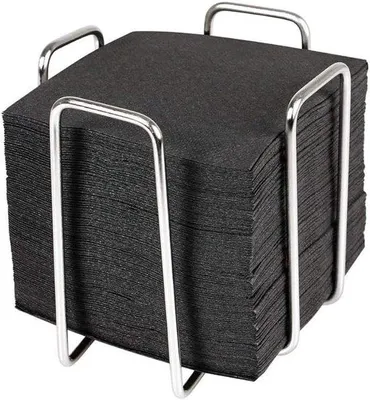 Produktbild von Cocktail-Serviettenhalter in Schwarz, Set aus 50 Stücken