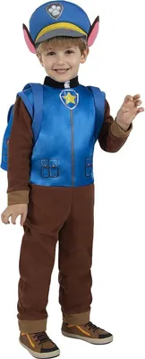 Produktbild von Paw Patrol – Chase Kostüm für Kinder Kindergröße: 98-104