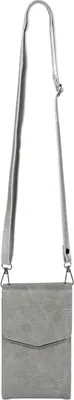 Produktbild von styleBREAKER Mini Umhängetasche mit V-Klappe und Metall Detail | kleine Handytasche zum Umhängen | elegante Crossbody Bag mit Kartenfächern für Damen