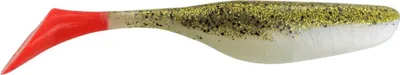 Produktbild von Jenzi River Shad USA-Bass Gummiköder gold glitter weiß 15cm 1 Stück