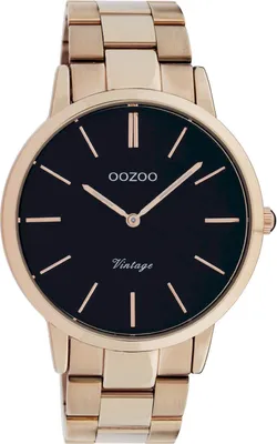 Zdjęcie produktu dla Oozoo - Zegarek męski - C20024 - Różowe złoto Czarny