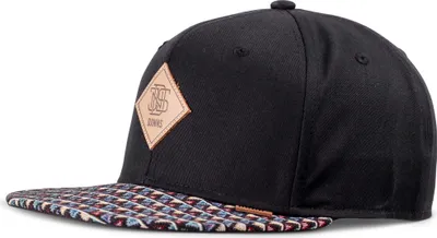 Produktbild von Djinns 6 Panel Snapback Cap Colour Triangle Rev. Black
