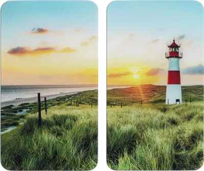 Zdjęcie produktu dla Szklane płyty ochronne na kuchenkę LIGHTHOUSE, 2 sztuki