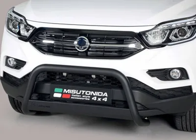 Obrázok produktu pre J&J Automotive | Predné rámy pre Ssangyong Musso 2018-vyššie 63mm čierny
