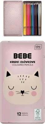 Obrázek produktu pro Barevné tužky BB Girl, 12 barev (školní a psací potřeby, barevné tužky)