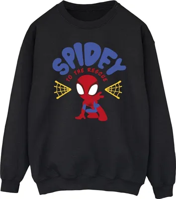 Produktbild von Marvel - "Spidey And His Amazing Friends Rescue" Sweatshirt für Herren BI44853 (4XL) (Schwarz)