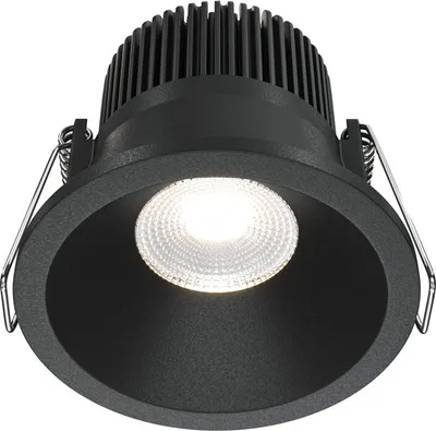 Immagine prodotto di Maytoni, faretto da incasso, rotondo, LED da 6 W, 4000 K, IP65, alluminio, nero