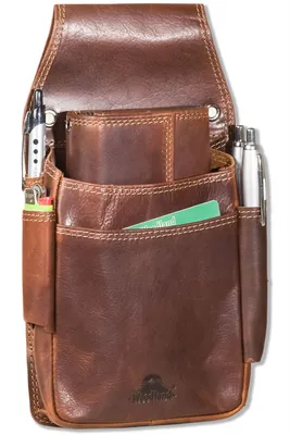 Produktbild von Woodland®  Profi Kellner-Holster aus hochwertigem Rindsleder in Multicolor/Cognac
