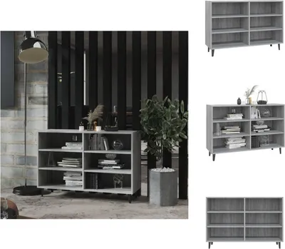 Image de vidaXL Sideboard Gris Sonoma 103,5x35x70 cm Bois composite - Sideboards