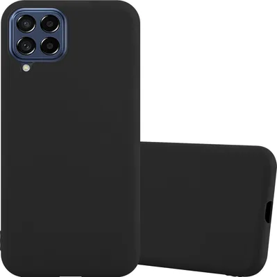Zdjęcie produktu dla Etui Cadorabo do Samsung Galaxy M53 5G w kolorze czarnym, silikonowe etui TPU na telefon komórkowy