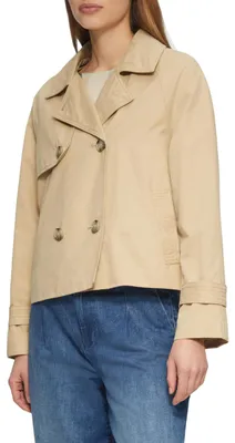 Produktbild von s.Oliver Cabanjacke mit Raglanärmeln und Streifenfutter