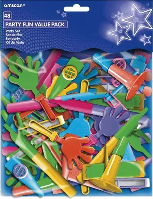 Produktbild von Amscan INT397211 - Partyset Krachmacher, 48 Teile, Mitgebsel