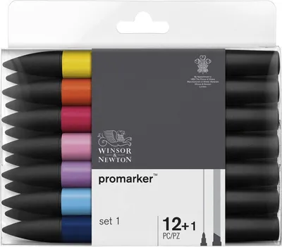 Immagine prodotto di Set pennarelli Winsor & Newton Promarker / tonalità di base