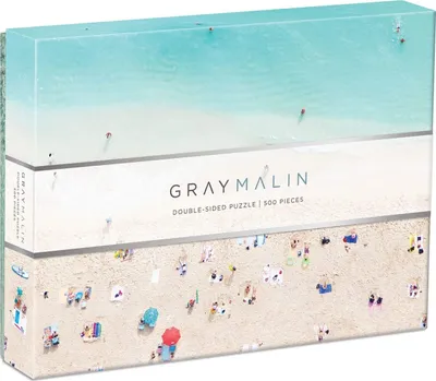 Produktbild von GALISON Doppelseitiges Puzzle Gray Malin: Strand auf Hawaii 500 Teile