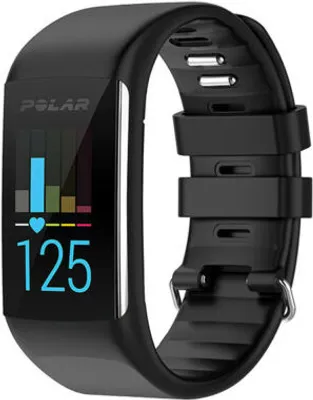 Produktbild von Strap-it Polar A360 / A370 Silikonarmband (Schwarz)