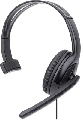 Immagine prodotto di MANHATTAN USB Mono Headset Over-Ear USB-A-Stecker schwarz