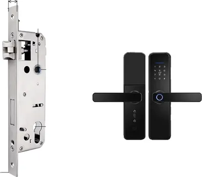 Obrázek produktu pro Inteligentní biometrický zámek dveří, ovládání pomocí aplikace WiFi, více možností odemykání, 3585