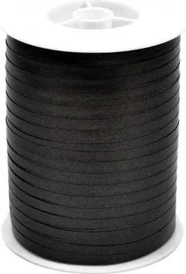 Produktbild von Geschenkband Ringelband 5mm x 500m Rolle Schwarz