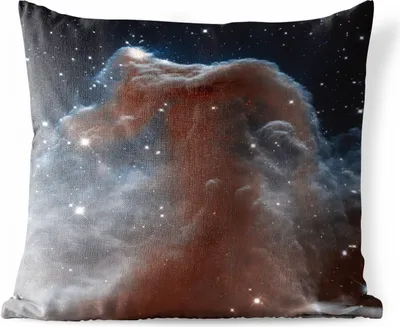 Produktbild von MuchoWow® Outdoor Kissen - Pferdekopfnebel - 45x45 cm - Wetterfest - Lounge Kissen - Fotokissen - Dekoratives Kissen