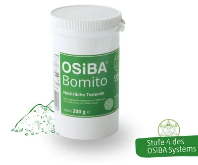 Produktbild von OSiBA Bomito 200g traditionelles Pulver aus natürlichen Tonmineralien zur Nahrungsergänzung