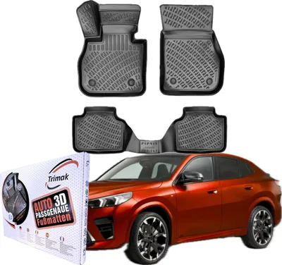 Produktbild von Trimak Autofußmatten kompatibel mit BMW X2 U10 2024 -- Auto Allwetter Gummimatten