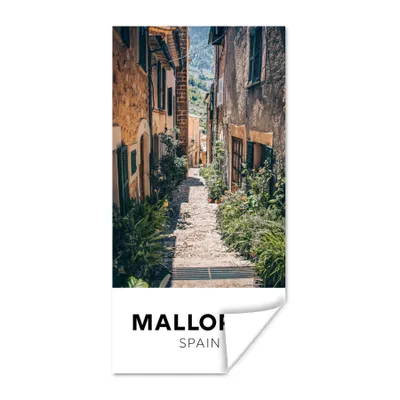 Produktbild von MuchoWow® Poster Spanien - Mallorca - Häuser 75x150 cm - Dekoration für die Wände