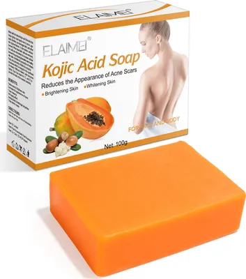 Produktbild von Kojic Acid Soap, Hautaufhellende Seife mit Kojisäure von Kojie San Skin Lightening, 100g