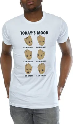Obrázok produktu pre Strážcovia Galaxie - Tričko "Today's Mood" pre mužov BI561 (XL) (White)
