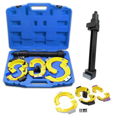 Produktbild von Ikodm Federspanner Federbeinspanner für MC Pherson Universal 1050 kg Federbeinsystem Tieferlegung Federbein Spring Auto Werkzeug