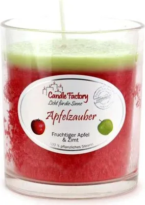 Produktbild von Candle Factory Party Light Kerze Apfelzauber Duftkerze Dekokerze 201-076