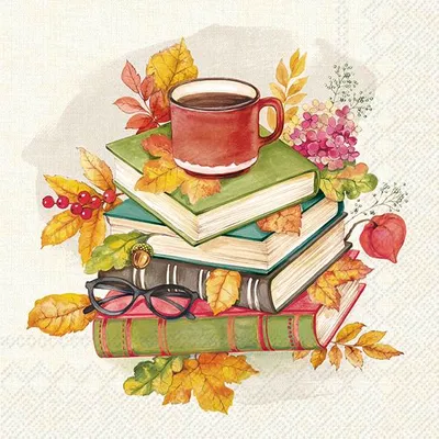 Produktbild von READING TIME Cream Lunch-Servietten L1014860
