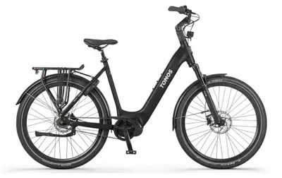 Productafbeelding van Tomos EB 19 - Elektrische Fiets - 28 inch - 250W motor - Actieradius tot 160 km - 7 versnellingen - Hydraulische schijfremmen - 748Wh accu - Zwart Mat