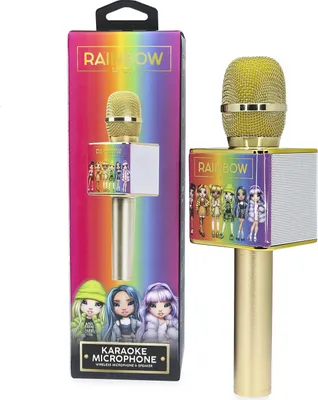 Imagen del producto de Micrófono de karaoke Rainbow High, color arcoíris