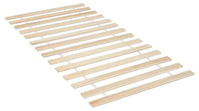 Produktbild von Homestyle4u Lattenrost 90x200 cm Kinder Bett montiert Rollrost 14 Latten Holz Kiefer Naturbelassen