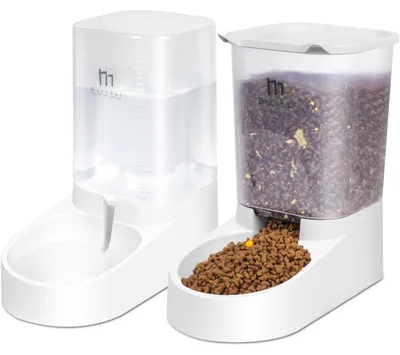 Produktbild von Automatischer Futterspender und Wasserspender 3,8 L für Haustiere Farblos