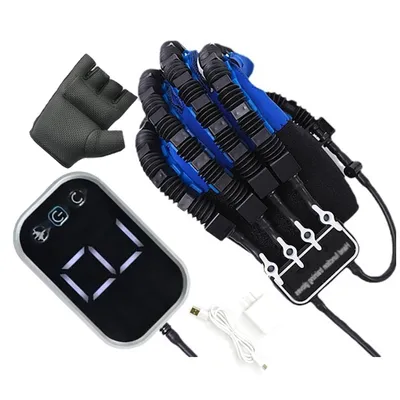 Produktbild von Robotische Rehabilitations handschuhe, 1-9 Stufen – Fingerroboter zur Rehabilitation der linken Hand S