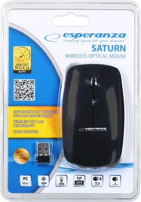 Produktbild von Optische Maus Esperanza EM120K 1600 DPI schwarz