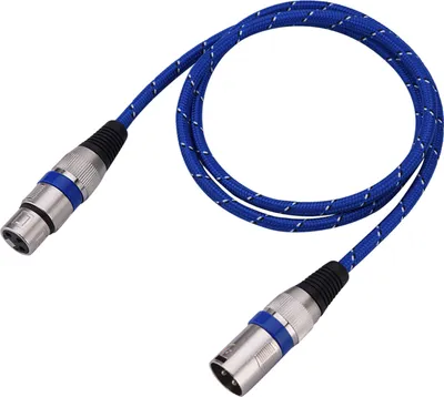 Produktbild von XLR-Stecker auf Buchse, Balance, 3-poliges Mikrofon-Audiokabel, 1 Meter