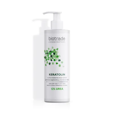 Produktbild von Biotrade Keratolin Körperlotion mit 12% Urea für sehr trockene Haut 400ml