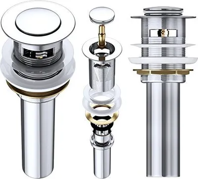 Produktbild von doporro Design Push-Up Ventil Waschbeckenstöpsel PU02 - Einfacher Fingerdruck genügt zum Öffnen