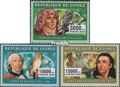 Produktbild von Briefmarken Guinea 2006 Mi 4281-4283 (kompl.Ausg.) postfrisch Naturforscher