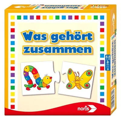 Produktbild von Noris Spiele Was gehört zusammen?; 608985662