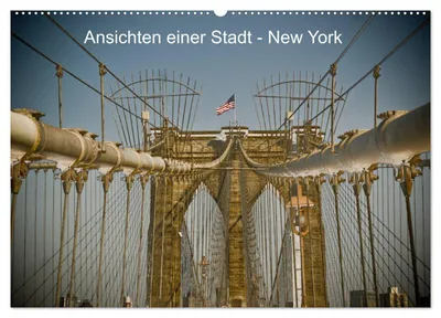 Produktbild von Ansichten einer Stadt: New York (Wandkalender 2027 DIN A2 quer), CALVENDO Monatskalender