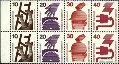 Produktbild von Briefmarken BRD (BR.Deutschland) 1972 Mi Hbl23 gestempelt