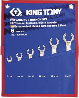 Imagen del producto de Juego de llaves para manguera de freno 6 piezas 8-22 mm