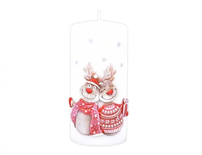 Image de Bougie de jardin Nohel SOBICI WAR Christmas d7x14cm