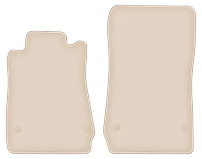 Produktbild von DURBAN Beige Velours-Fußmatten-Set für Mercedes SLK R171 Coupé (2004-2011)