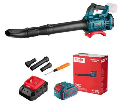 Produktbild von Ronix Akku Laubbläser 20 V 18500 U/min 4 Ah kompatibel mit 18 V Makita Akku 8623