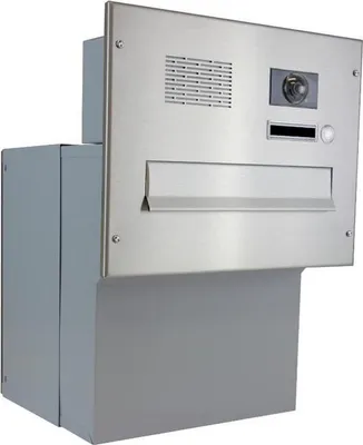 Produktbild von F-042 XXL Edelstahl Kamera Durchwurfbriefkasten mit Video 7 + UP
